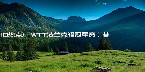 (11-10热点)-WTT法兰克福冠军赛：林诗栋晋级 王曼昱、陈幸同会师半决赛